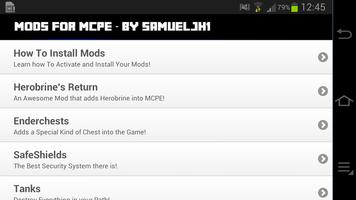 Mods For Minecraft PE capture d'écran 2