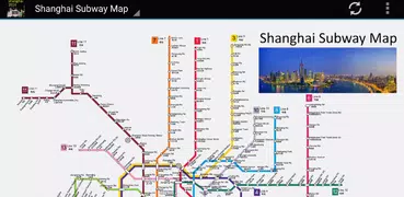 Mapa del metro de Shanghai 201