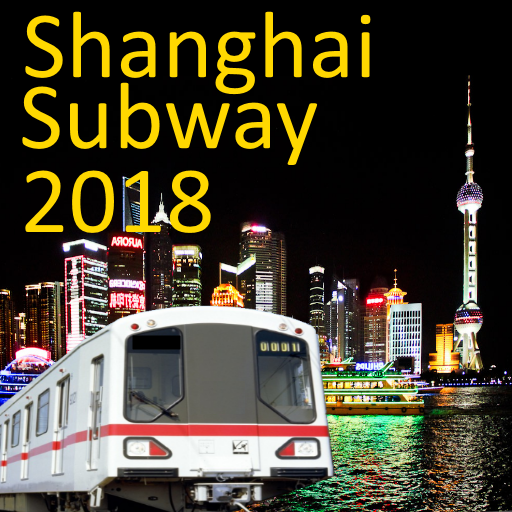 Shanghai U-Bahn-Karte 2018