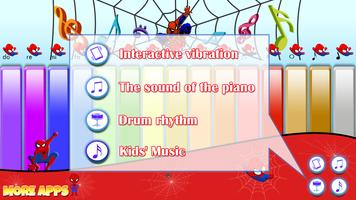 Spider  Kids Piano captura de pantalla 2
