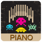 Virus Cartoon Piano icono