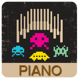 ikon Virus Cartoon Piano