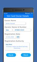 SIM Card Owner Details capture d'écran 1