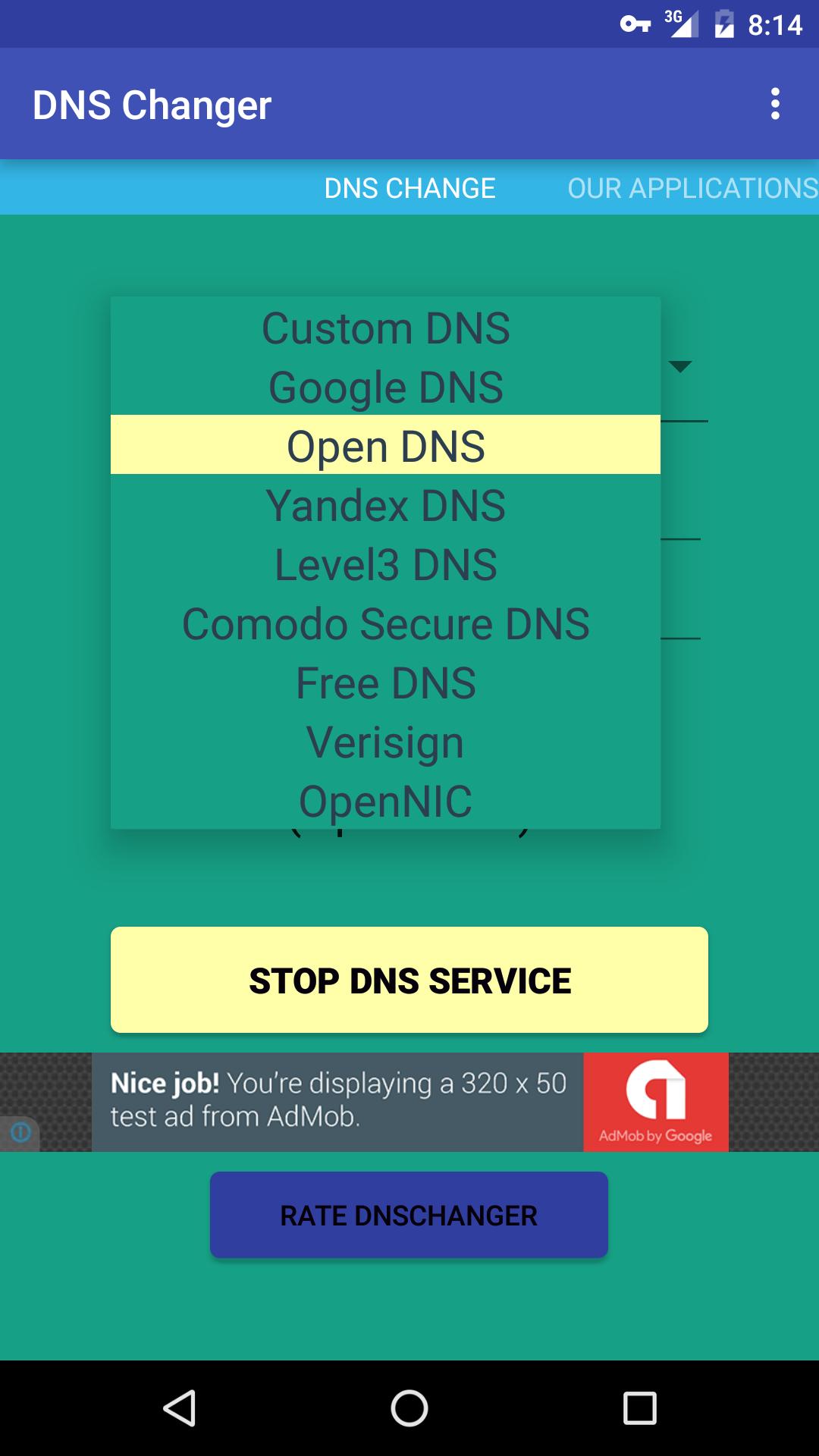 Dns changer vizer