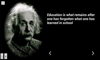 Einstein Quotes पोस्टर