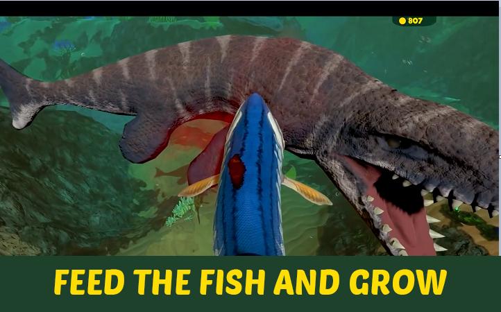 Feed and Grow Fish Gameplay German - Prognathodon Vs. Megalodon