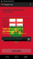 Ontario Tax Calculator poster