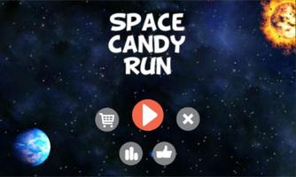 Space Candy Run Affiche