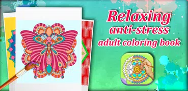 Adult Coloring Book - Relaxing Anti-Stress Pages