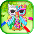 Совы Книжки Раскраски Для Взрослых APK