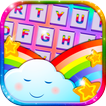 Rainbow Glitter Keyboard