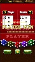 Vegas Baccarat Casino Game Affiche