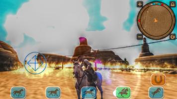 Cowboy Horse Riding Revolver captura de pantalla 2