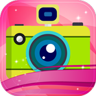 Selfie Pink Moon Camera أيقونة