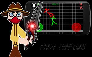Stickman Warriors 3 Онлайн الملصق