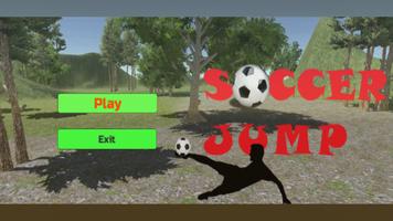 Soccer jump 3D poster
