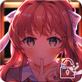 Just Monika Doki Doki Literature Club Lock Screen