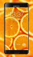 Juicy Citrus Lock Screen Affiche