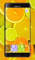 Juicy Citrus Lock Screen capture d'écran 2