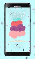 Sweet Ice Cream Lock Screen Affiche