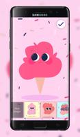 Sweet Ice Cream Lock Screen capture d'écran 2