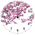 Sakura Analog Clock