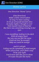 One Direction Home Lyrics スクリーンショット 1