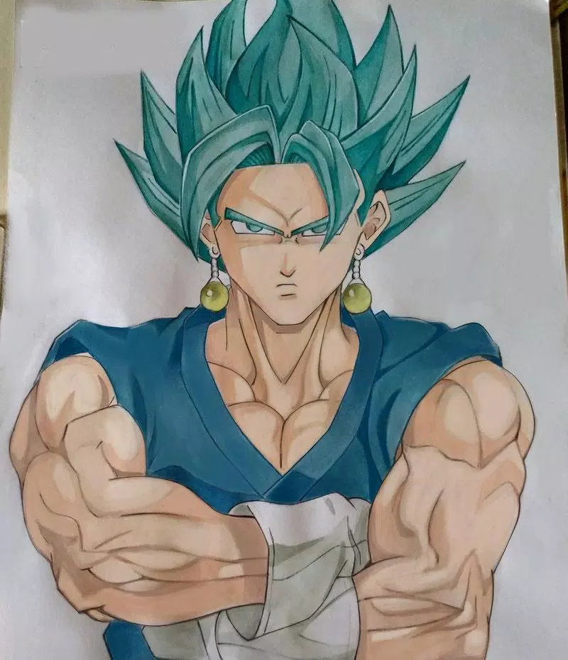 Drawing Goku Super Sayajin 4 - Desenho do Goku Super Sayajin 4