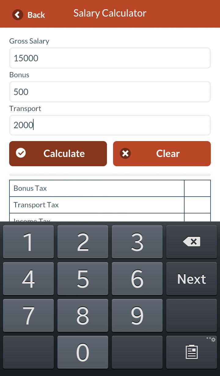 salary calculation