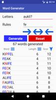 Word Generator Check Scrabble 截圖 1