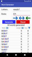 Word Generator Check Scrabble capture d'écran 3