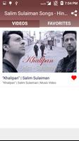 Salim Sulaiman Songs - Hindi Video Songs capture d'écran 3