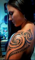 Samoan Tattoo الملصق