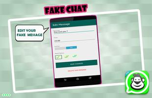 Fake Chat For WhatsApp - Prank poster