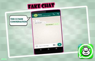 Fake Chat For WhatsApp - Prank स्क्रीनशॉट 1