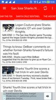 San Jose Sharks All News скриншот 2