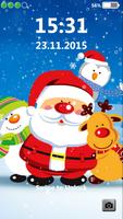 Santa Claus Lock Screen Affiche