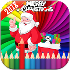 Santa Claus Coloring Book biểu tượng