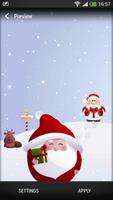 Santa Claus Live Wallpaper capture d'écran 1