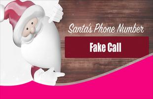 Santa Claus Phone Number Call Affiche