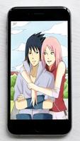 Sasuke and Sakura Wallpaper Ekran Görüntüsü 1