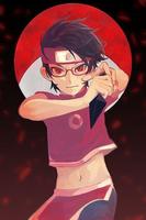 Uciha Sarada Wallpaper HD ภาพหน้าจอ 1