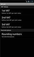 VAT calculator تصوير الشاشة 1