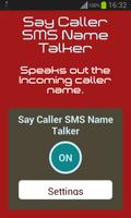 Automatic Caller Name Talker Affiche