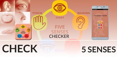 Five Senses Checker Prank Affiche