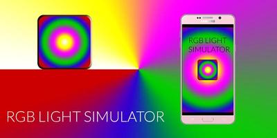 RGB Light Simulation Poster