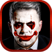 Faccia da clown - macchina fotografica