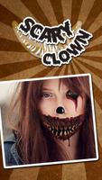 Unheimlich Clown Fotomontage Plakat