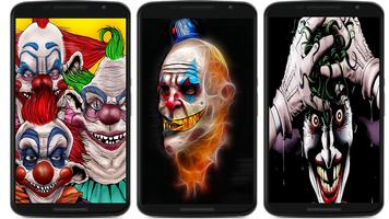 scary clown wallpaper imagem de tela 1