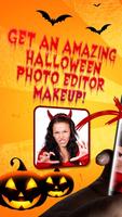 Effrayant Editeur De Photos Halloween Maquillage Affiche